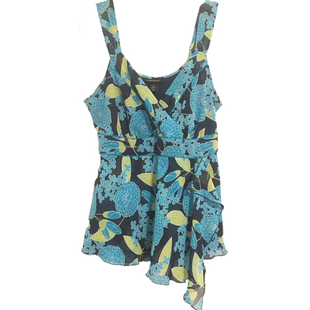 Lane Bryant Floral Wrap Tank Top Sz. 18W